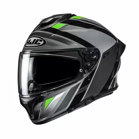 HJC Kypärä C71 Faber Harmaa/Oranssi/Musta MC7, XL - Duell ajovarusteet - 55237 - 1