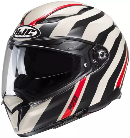 HJC Kypärä F70 Galla Hiekka/Musta/Punainen MC9SF S 55-56cm - Duell ajovarusteet - 56337 - 1