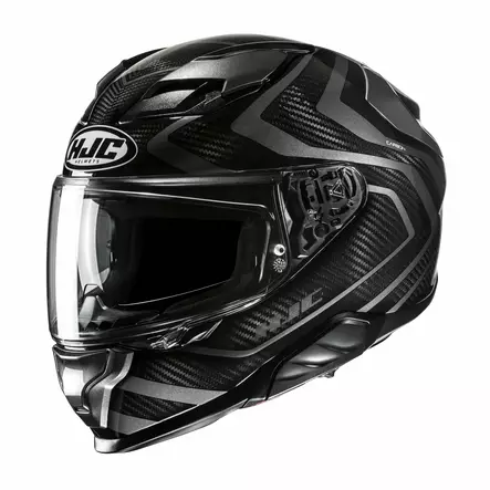 HJC Kypärä F71 Carbon Nevio Musta/Harmaa MC5 M - Duell ajovarusteet - 56667 - 1