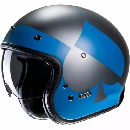 HJC Kypärä V31 Kuz Musta/Sininen MC2SF, 58-59cm L - Duell ajovarusteet - 56977 - 1