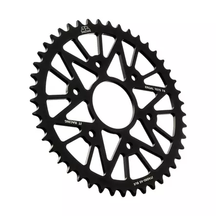 JT Takaratas Alumiini 7075 T6 JTA890.44BLK Musta - Duell MP varaosat ja tarvikkeet - 118757 - 1