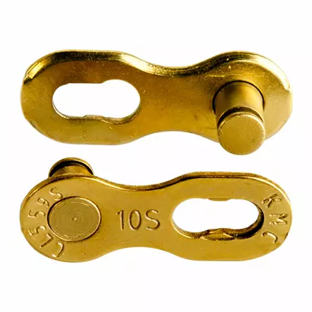 Ketjulukko KMC MissingLink 10R Ti-N Gold 11/128" 2kpl/pkt - Duell polkupyörien varaosat ja tarvikkeet - 9097 - 1