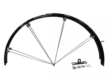 Lokasuojapari 28" CAVO aisallinen kiinnikkeet musta 35mm - Duell polkupyörien varaosat ja tarvikkeet - 76317 - 1