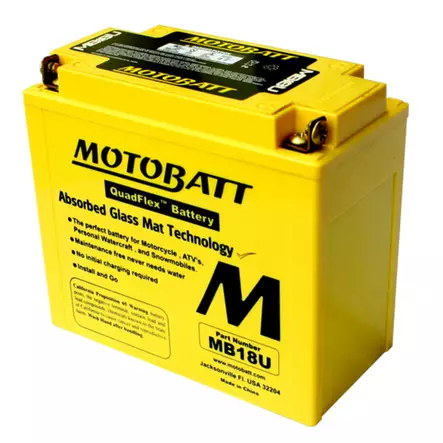 Motobatt MB18U akku - Duell muut varaosat ja tarvikkeet - 131177 - 1