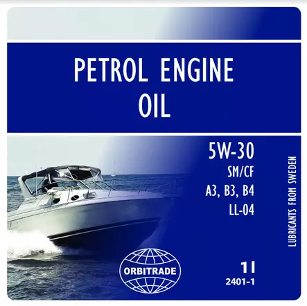 Orbitrade Engine oil 5w-30.5L - Duell venetarvikkeet - 136587 - 1