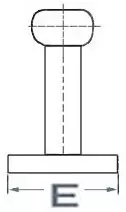 Osculati Nordik pollari RST 150mm - Duell venetarvikkeet - 5917 - 1