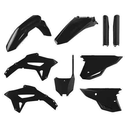 Polisport Full Kit CRF450 21-24 CRF250R 22-24 Black (1) - Duell MP varaosat ja tarvikkeet - 129957 - 1