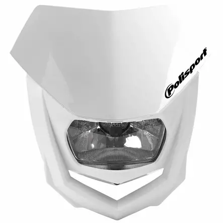 Polisport HALO Headlight White/white (8) - Duell MP varaosat ja tarvikkeet - 131757 - 1