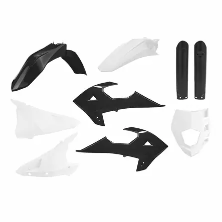 Polisport kit Gas Gas EC/EC-E/EC-F(18-20) Black/white (1) - Duell MP varaosat ja tarvikkeet - 129597 - 1