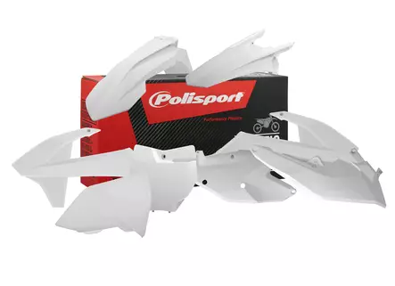 Polisport plastic kit SX/SXF 16-18 White (1) - Duell MP varaosat ja tarvikkeet - 129567 - 1
