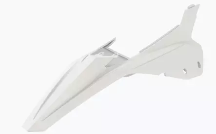 Polisport rear fender/side panel RR (20-24) White (5) - Duell MP varaosat ja tarvikkeet - 130197 - 1