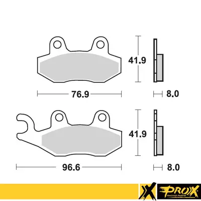 ProX Jarrupalasarja Eteen RM125/250 '89-95 + YZ125/250 '90-97 - Duell MP varaosat ja tarvikkeet - 80827 - 1