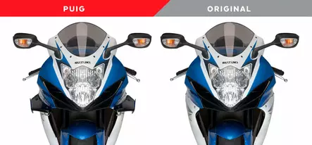 Puig Downforce Sport Side Spoilers Suzuki Gsx-R600/750 11'- Black - Duell MP varaosat ja tarvikkeet - 94957 - 1