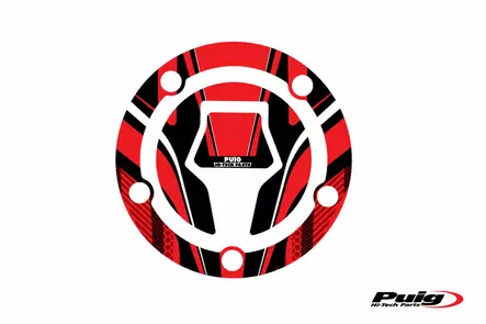 Puig Fuel Cap Cover Mod. Radikal Suzuki C/Red - Duell MP varaosat ja tarvikkeet - 91087 - 1