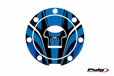 Puig Fuel Cap Cover Radical Honda C/Blue - Duell MP varaosat ja tarvikkeet - 93027 - 1