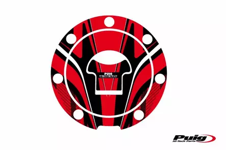 Puig Fuel Cap Cover Radical Honda C/Red - Duell MP varaosat ja tarvikkeet - 92837 - 1