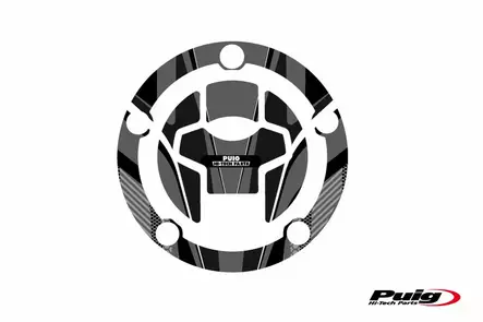 Puig Fuel Cap Cover Radikal Suzuki C/Blue - Duell MP varaosat ja tarvikkeet - 90827 - 1
