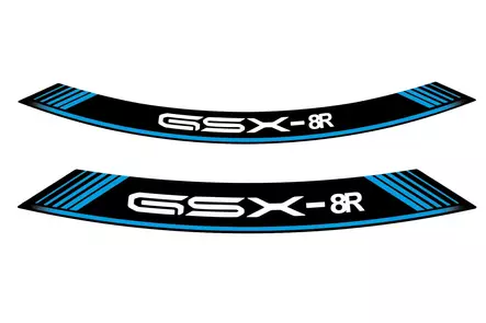 Puig Kit 8 Rim Strips Suzuki Gsx-8R C/Blue - Duell MP varaosat ja tarvikkeet - 96487 - 1