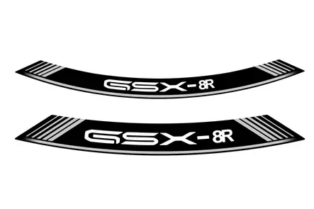 Puig Kit 8 Rim Strips Suzuki Gsx-8R C/Silver - Duell MP varaosat ja tarvikkeet - 96597 - 1