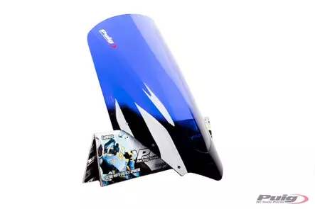 Puig Racing Screen Yamaha Fazer 06-16 C/Blue - Duell MP varaosat ja tarvikkeet - 94357 - 1