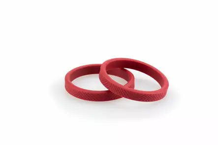 Puig Rings By Pair Vintage Frame Slider Vintage C/Red - Duell MP varaosat ja tarvikkeet - 94247 - 1