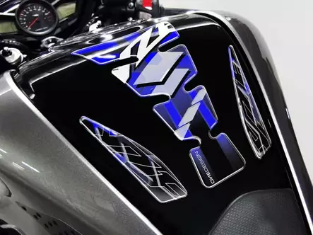 Puig Tank Pad Wings Yzf C/Blue-Black - Duell MP varaosat ja tarvikkeet - 94097 - 1