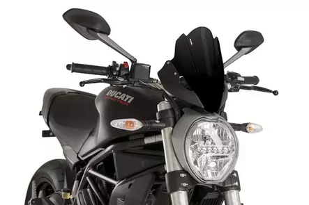 Puig Touring Screen Ducati Monster 1200R 16'-20' C/Blac - Duell MP varaosat ja tarvikkeet - 90477 - 1