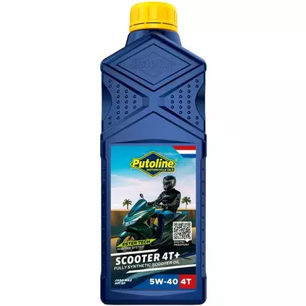 Putoline Ester Tech Scooter 4T+ 5W-40- 1L (12) - Duell öljyt ja muut nesteet - 61157 - 1