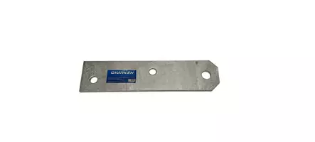 Qvarken Suora nivelteräs 340x80x8mm kuumasinkittyä terästä - Duell venetarvikkeet - 139447 - 1