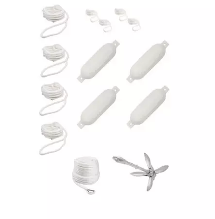 Qvarken Varustepaketti Medium 12mm valkoinen - Duell venetarvikkeet - 139857 - 1
