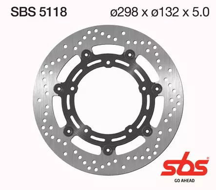 Sbs Jarrulevy Standard - Duell MP varaosat ja tarvikkeet - 122577 - 1