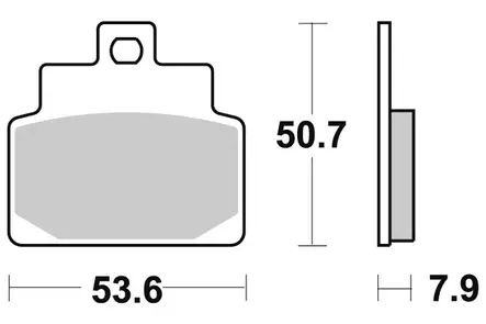 Sbs Jarrupalat Maxi Sinter - Duell MP varaosat ja tarvikkeet - 124287 - 1