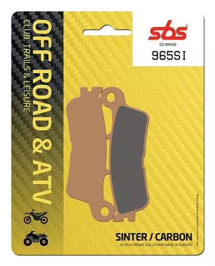 Sbs Jarrupalat Sintered Offroad - Duell MP varaosat ja tarvikkeet - 122897 - 1