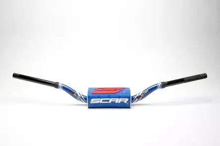 Scar Handlebar O² COLOR Ø28,6 (1 1/8”) - RC - BLUE Bar - BLUE Bar pad - Duell MP varaosat ja tarvikkeet - 75857 - 1