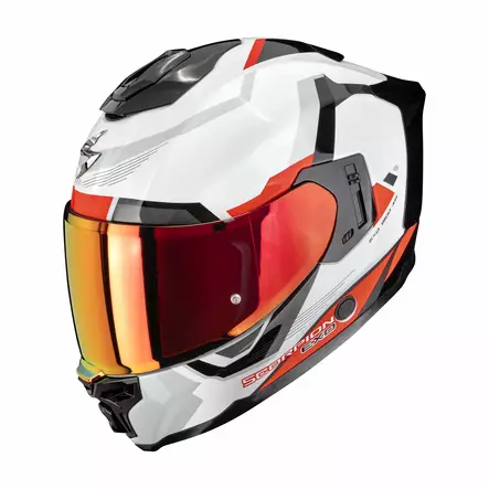 SCORPION Helmet EXO-1500 AIR ARENA White-Red, XL - Duell ajovarusteet - 49577 - 1