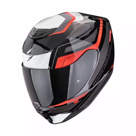 SCORPION Helmet EXO-391 LEO Black-Red, XL - Duell ajovarusteet - 49457 - 1