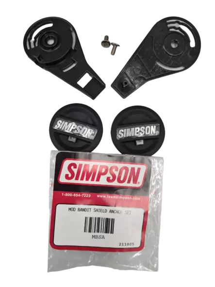 SIMPSON Darksome Visor Fitting Kit - Duell ajovarusteet - 54407 - 1