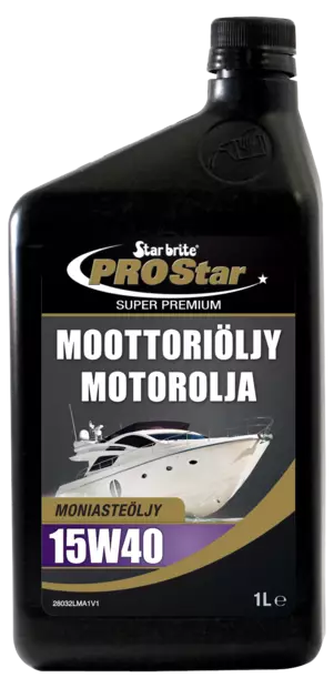 Star brite Pro Star 4-tahti moottoriöljy 15W40 1L - Duell venetarvikkeet - 132917 - 1