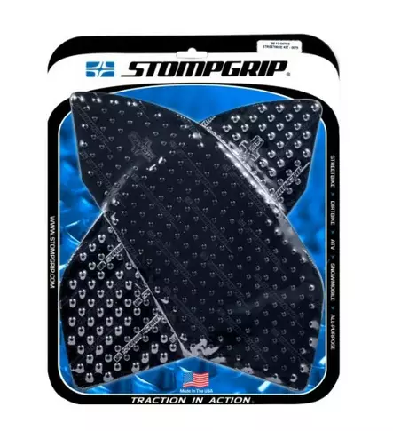Stompgrip Street Bike Tank Grips - Volcano - 0075 : Black - Duell MP varaosat ja tarvikkeet - 116137 - 1