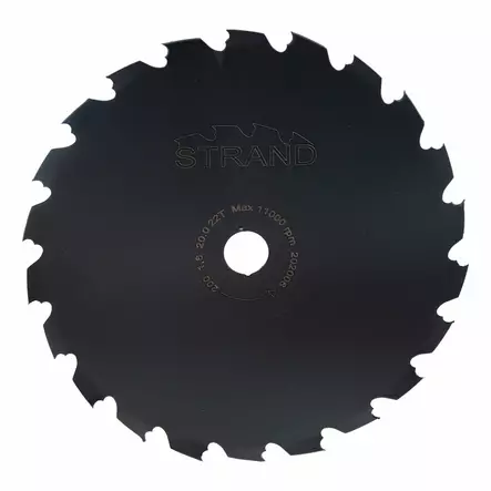 Strand Raivaussahan terä Ø 200mm / Ø 20mm 22 h. - Duell pienkoneiden varaosat ja tarvikkeet - 74057 - 1