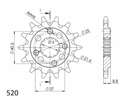 Supersprox / JT Eturatas 1309.14 - Duell MP varaosat ja tarvikkeet - 119637 - 1
