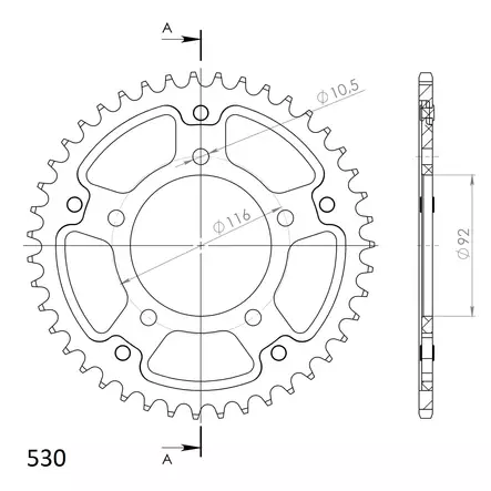 Supersprox Stealth Takaratas Kulta - Duell MP varaosat ja tarvikkeet - 119037 - 1