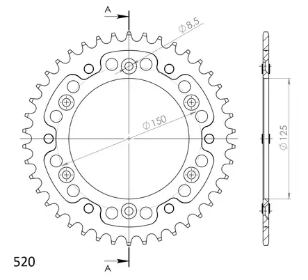 Supersprox Stealth Takaratas Oranssi - Duell MP varaosat ja tarvikkeet - 118297 - 1