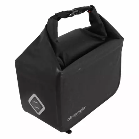 Top Bag ATRAN Travel laukku tavaratelineen päälle vedenpitävä harmaa/m. 10.5l - Duell polkupyörien varaosat ja tarvikkeet - 57977 - 1