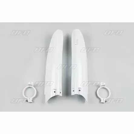 UFO Etuhaarukan suojat RM125/250 04-RMZ450 -06 Valkoinen - Duell MP varaosat ja tarvikkeet - 48927 - 1