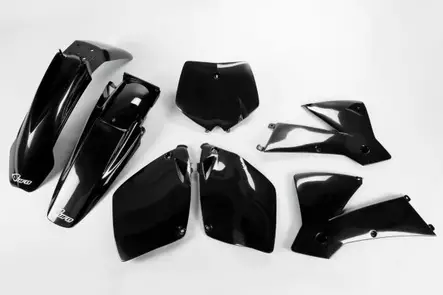 UFO Muovisarja 5-osainen Musta KTM SX125-520 2T/4T 01-02 - Duell MP varaosat ja tarvikkeet - 48057 - 1