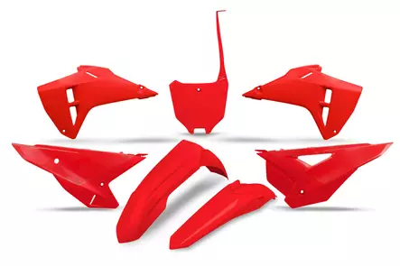 UFO Plastic kit 5-parts Red CRF250R 25-.. CRF450R 25-.. - Duell MP varaosat ja tarvikkeet - 47357 - 1