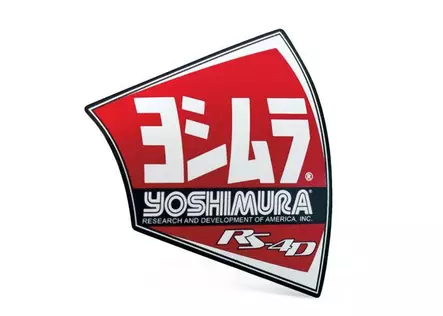 Yoshimura MUFFLER DECAL FOR END CAP RS4D - Duell MP varaosat ja tarvikkeet - 112517 - 1