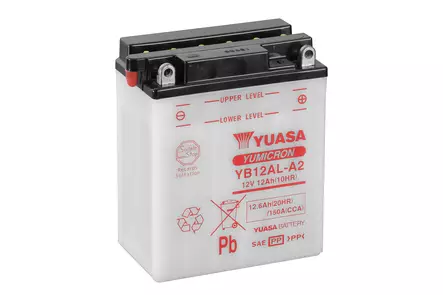 Yuasa akku YB12AL-A2 (cp) Happopatruuna mukana (4) - Duell muut varaosat ja tarvikkeet - 131377 - 1