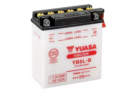 Yuasa akku YB5L-B (cp) Happopatruuna mukana (6) - Duell muut varaosat ja tarvikkeet - 131577 - 1